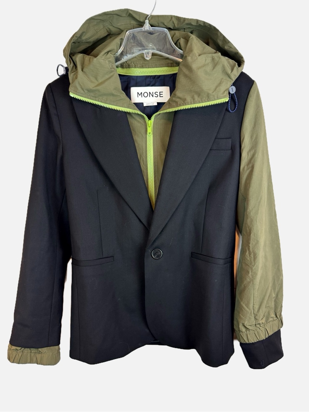 Monse | Combo Blazer w Nylon Dickey Blazer, 0